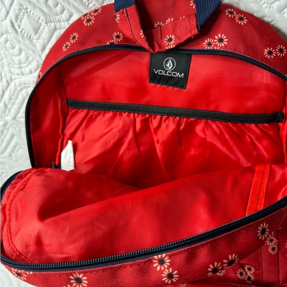Volcom Schoolyard Poly Backpack - Rad Red - Picture 5 of 7